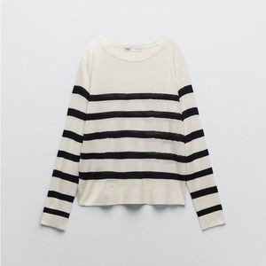 Basic Knit Sweater From Zara